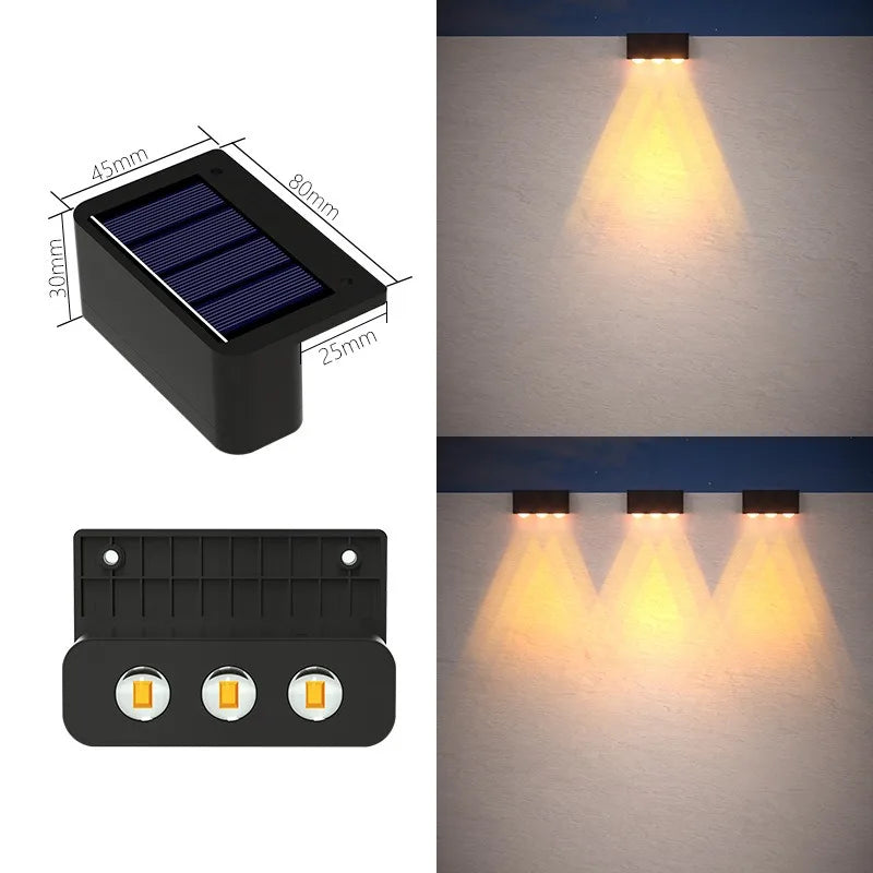 Lumini™ SolarGlow Outdoor Wall Light
