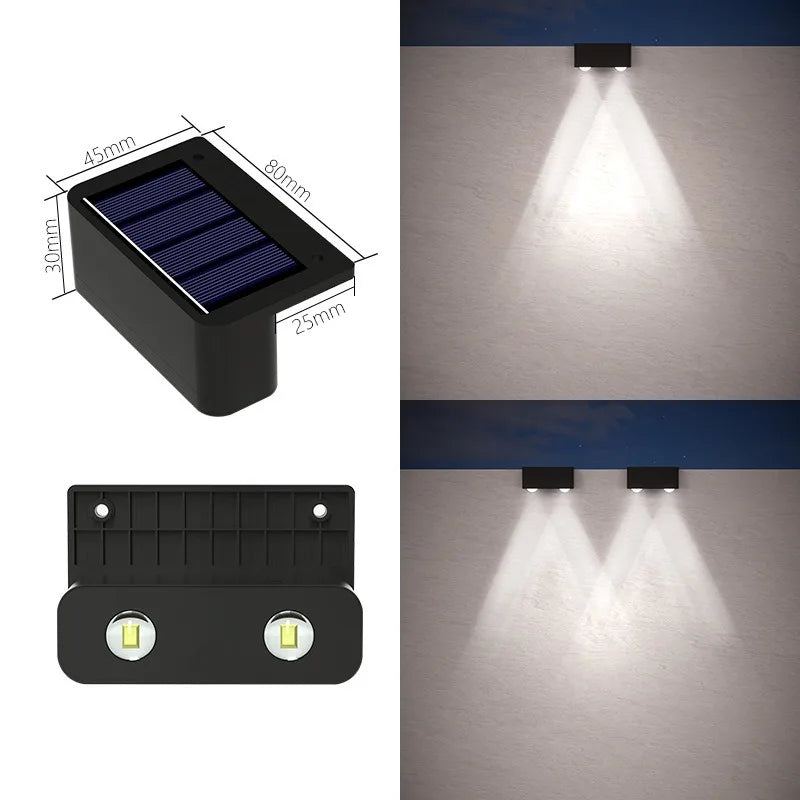 Lumini™ SolarGlow Outdoor Wall Light